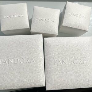 Pandora boxes for charms and bracelet set